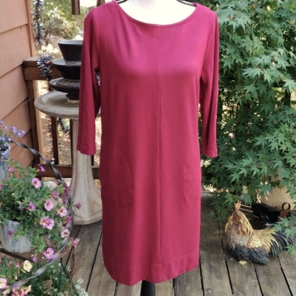 J. Jill Ponte Knit Shift Dress